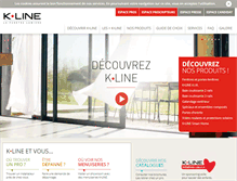 Tablet Screenshot of k-line.fr