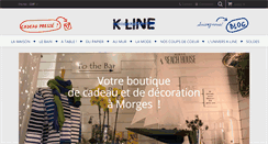 Desktop Screenshot of k-line.ch