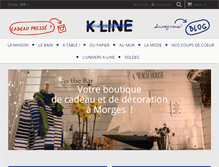 Tablet Screenshot of k-line.ch