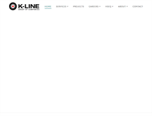 Tablet Screenshot of k-line.ca